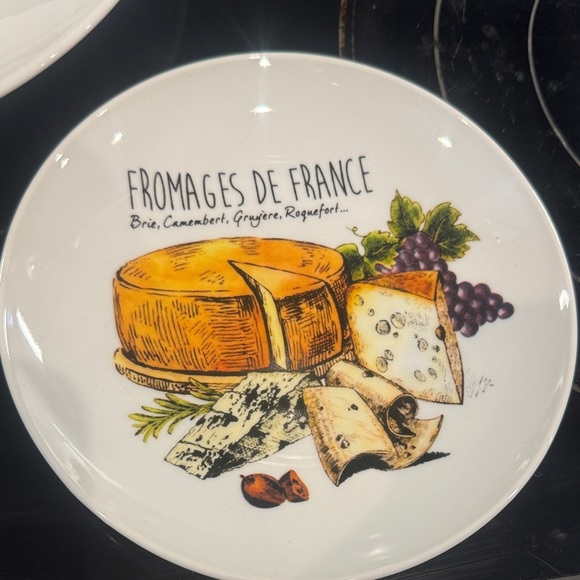 Cheese Plate Set - White - Picture 2 of 5